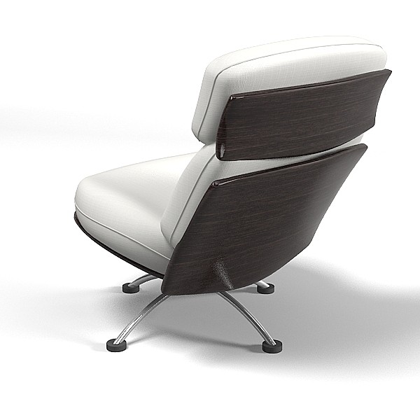 moon relax accent 3d 3ds - moon relax accent swivel armchair chair modern contemporary by archstyle